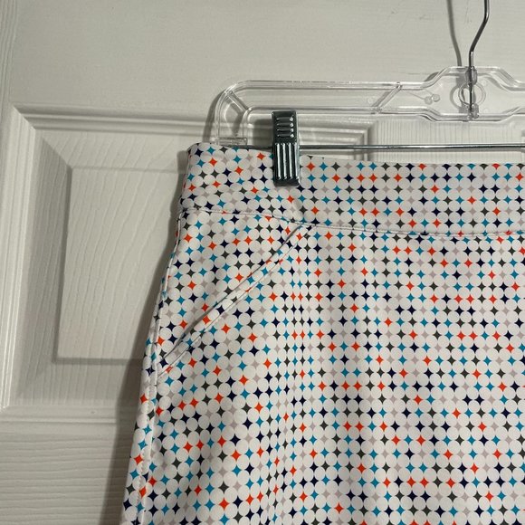 Peter Millar Women's Performance Alice Petal Hem White Multi color Golf Skort M - Picture 3 of 11